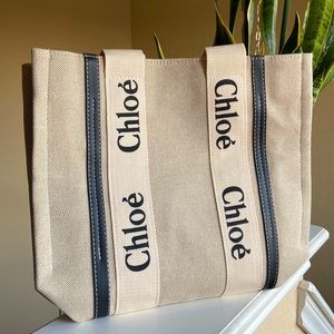 Chloe Canvas Tote Bag